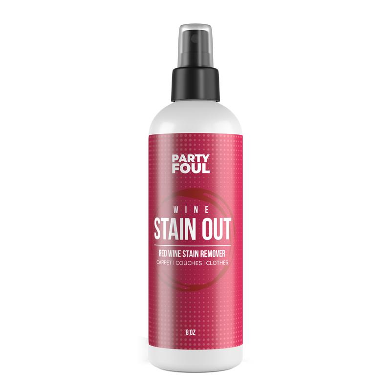 8oz Wine Stain Out Spray - Plant Based Red Wine Stain Remover for Clothes, Carpets, & Couches