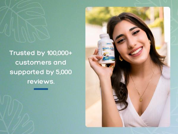 Monolaurin 800mg – Extra Strength Formula for Immune and Digestive Health, 100 Capsules | Palmara Health Monolaurin 800mg – Extra Strength Formula for Immune and Digestive Health, 100 Capsules | Palmara Health