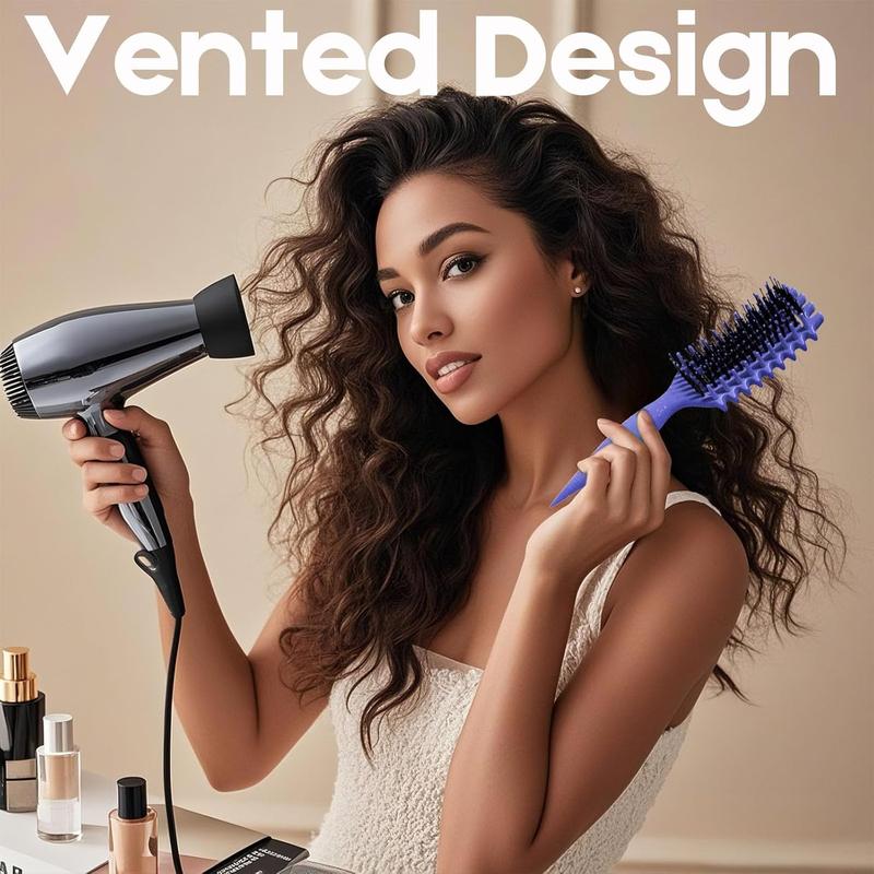 2026 Curly Hair Brush，Curl Defining Brush，Defining Brush for Detangling Shaping and Defining Curls，Less Pulling，Reduces Frizz，Effortlessly Defined Curls,Waves&Coils，Defining Curls for Women,Men, Wet&Dry Hair curl  twisting  brush