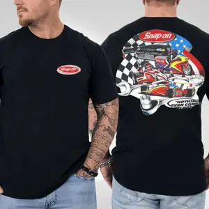Vintage 90s Racing Snap-On Tools T-Shirt, Classic Motorsport Graphic Print, All Sport Single Stitch Cotton XL Fit, Gift for Racing Fans, Gift for Snap-On Collectors, Gift for Mechanics