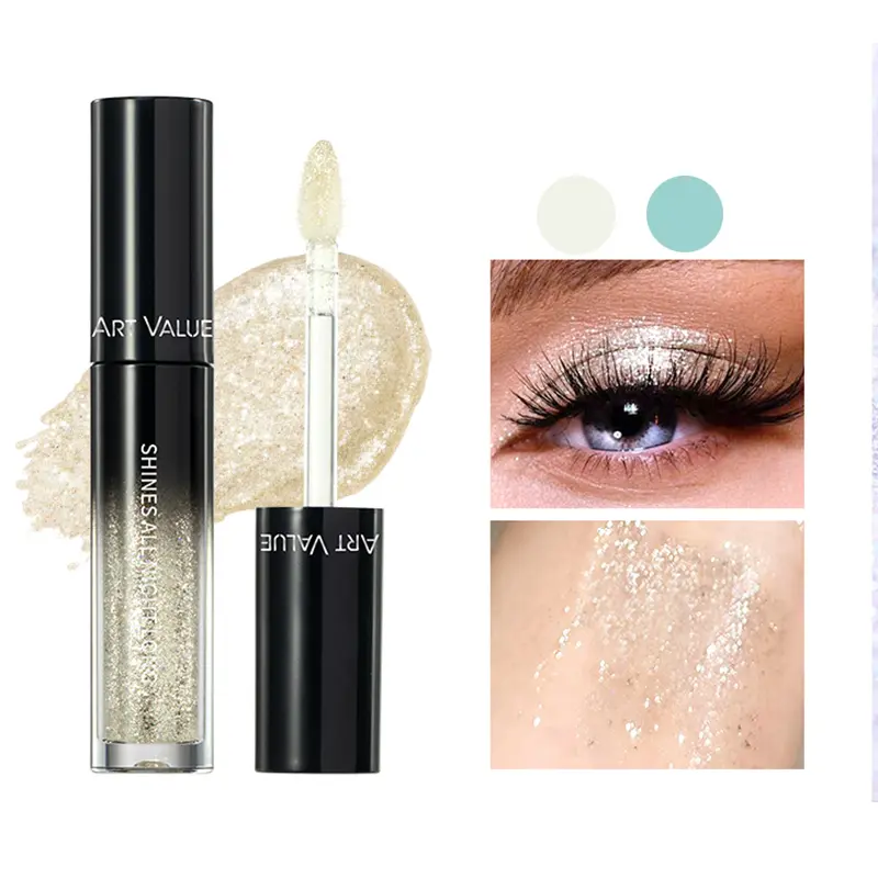 Liquid Glitter Eyeshadow - Smooth Long-Lasting Shimmer for Sparkling Eyes