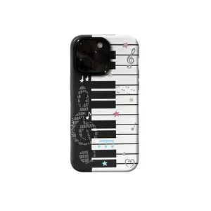 Musical Note Piano Case for iPhone 17 Pro Max Phone Case 17 Air 16E 16 15 Plus 14 13 12 11 X XS Max XR 7 8 Plus Phone Cases,Samsung Galaxy S25 ULTRA Phone Case S21 S22 S23 Protection Smartphone Shockproof Anti-Fall Protector Perfect Gift Smartphone Casing