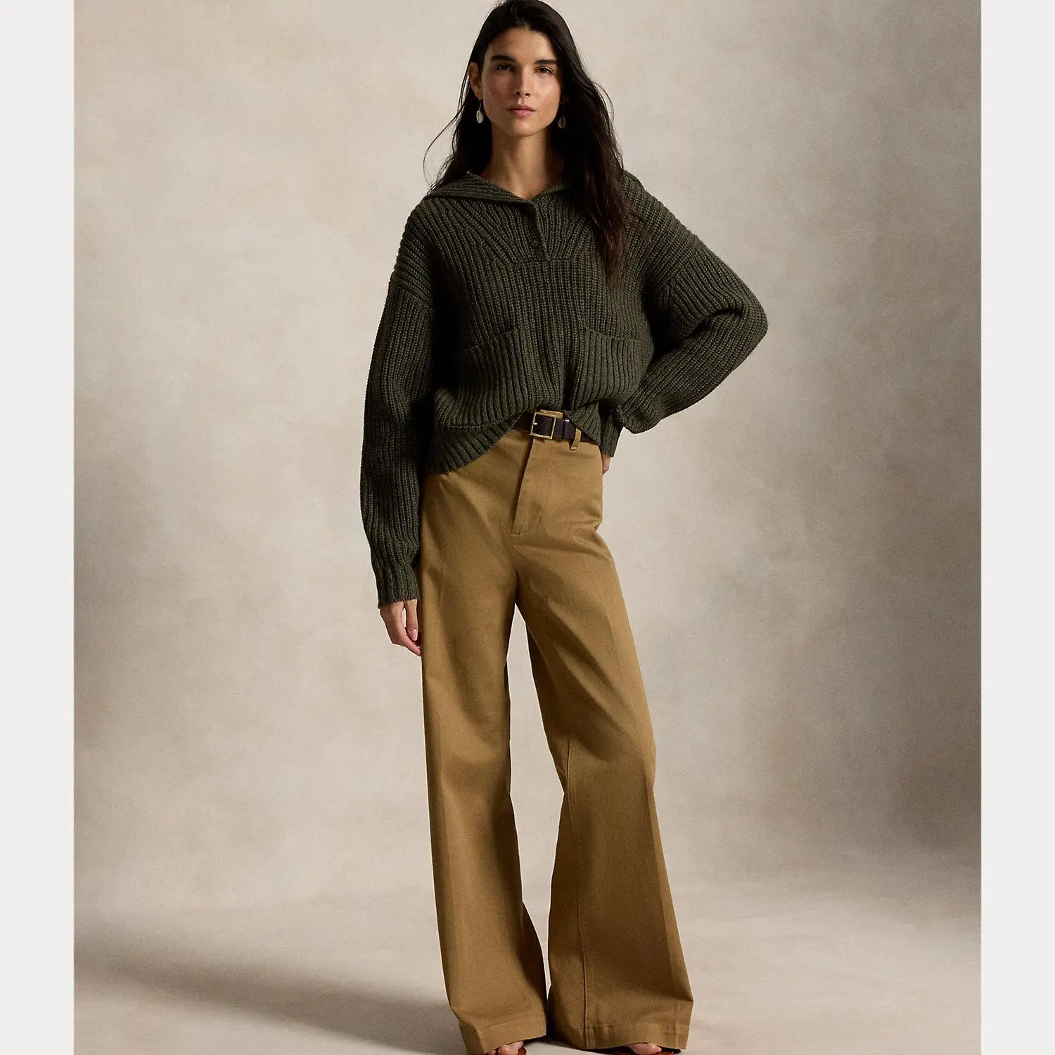 Polo Ralph Lauren - Wool-Cotton Half-Placket Sweater