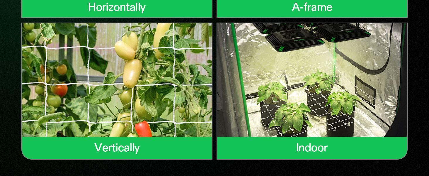 VIVOSUN Trellis Netting Heavy-duty Polyester,1 Pack