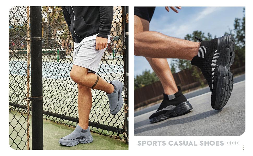 New Men's Lightweight Socks Breathable Comfortable Sports Leisure Shoes in Blue Knit Design Closed Trainer Sneaker Runner Training Running Athletic Boy Footwear Casual New Men's Lightweight Socks Breathable Comfortable Sports Leisure Shoes in Blue Knit Design Closed Trainer Sneaker Runner Training Running Athletic Boy Footwear Casual