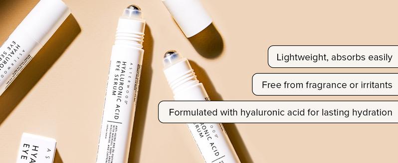 Hyaluronic Acid Eye Serum with Matrixyl 3000, Niacinamide & Caffeine | Anti-Aging Undereye Treatment for Dark Circles, Puffiness, Wrinkles & Fine Lines | 0.5 Fl Oz Hyaluronic Acid Eye Serum with Matrixyl 3000, Niacinamide & Caffeine | Anti-Aging Undereye Treatment for Dark Circles, Puffiness, Wrinkles & Fine Lines | 0.5 Fl Oz