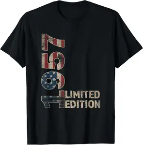 100%cotton 69th Birthday Gift men Vintage born 1957 turning 69 Year Old T-Shirt