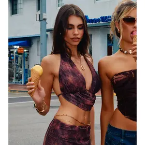 Cool Confidence Animal Print Halter Top