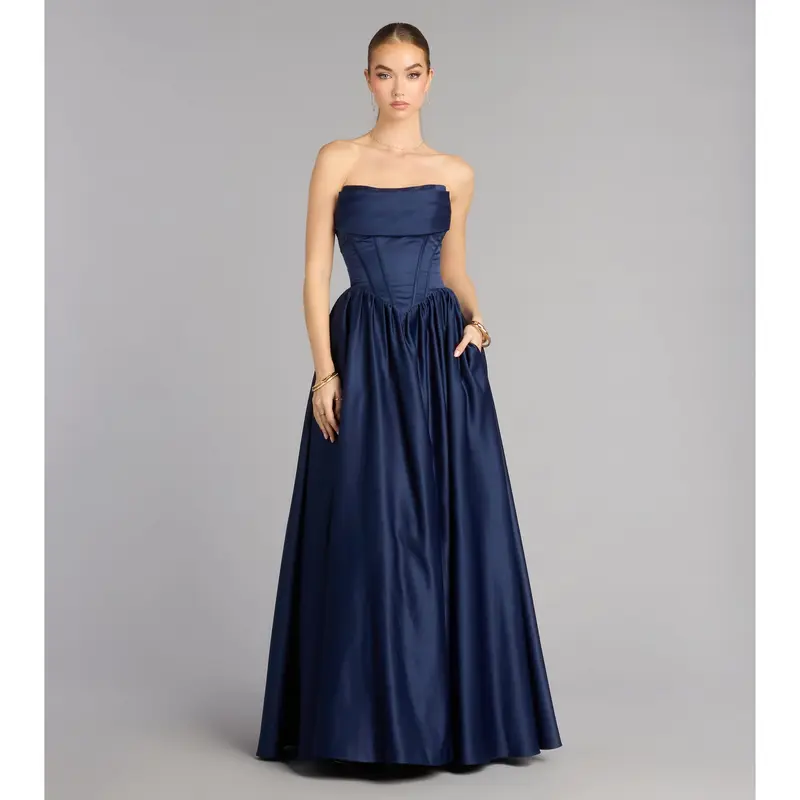 navy blue windsor prom dress - TikTok Shop