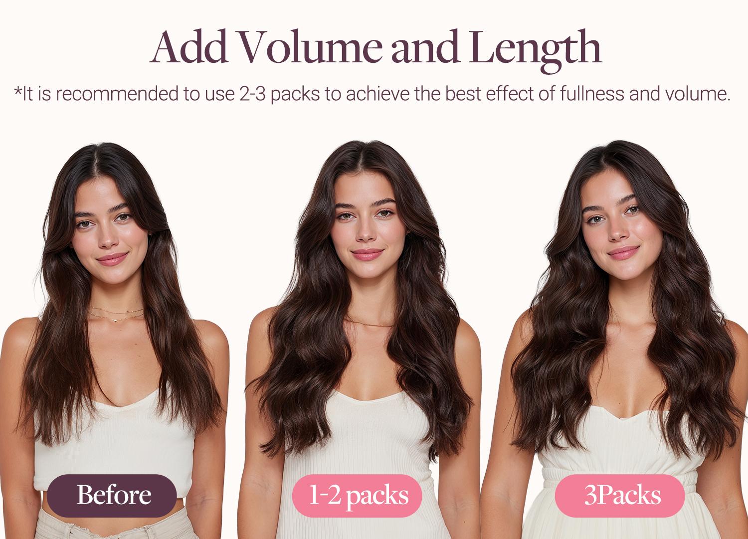 GOOGOO Butterfly Weft Extensions Human Hair Genius Weft PU Hole OVO Weft-thin,Double-layered One Piece Remy Human Hair