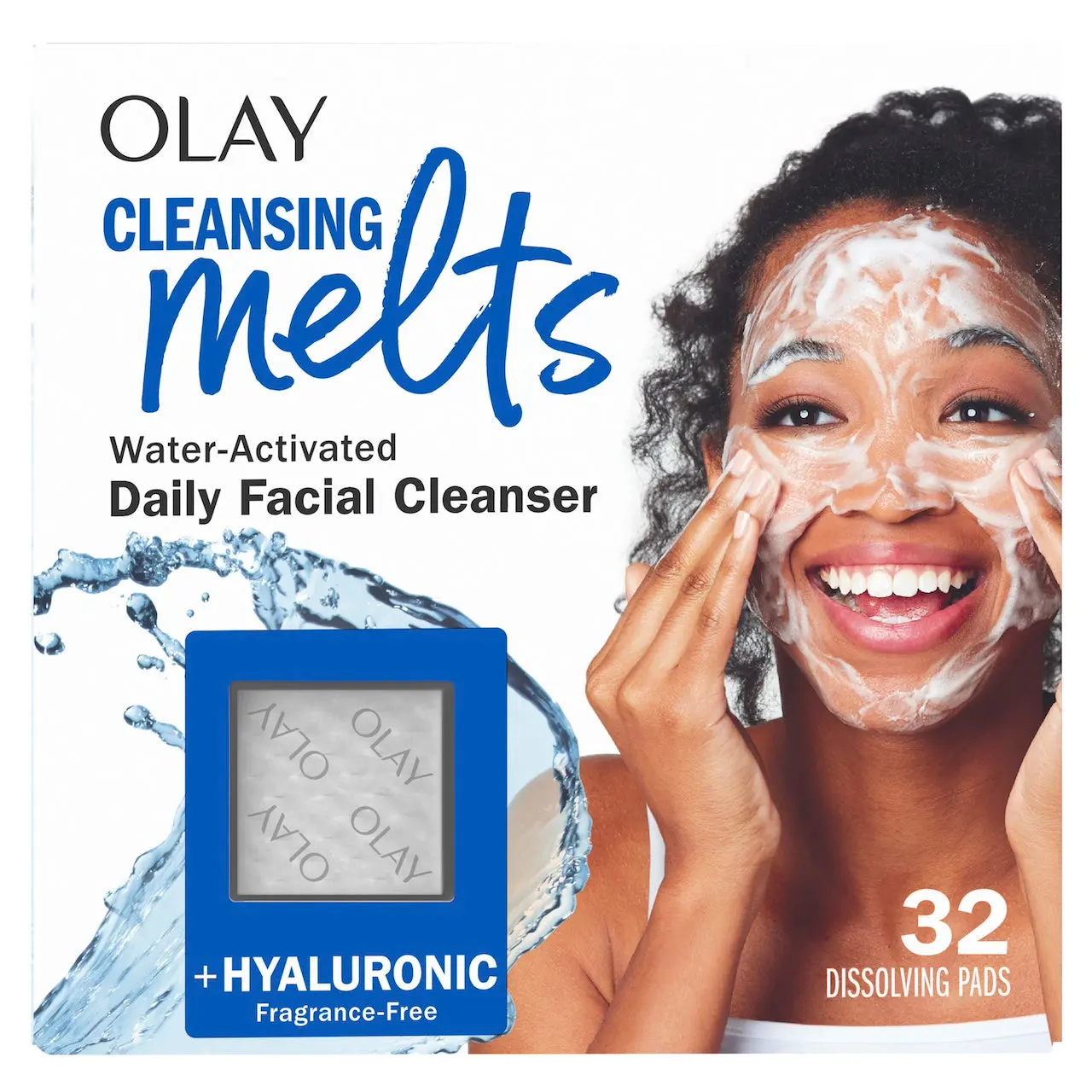 Olay Cleansing Melts + Hyaluronic | 32 Count