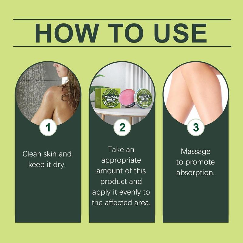 Senzio Miracle balm Leg care cream - Gentle Formula for All Skin Types, Soothes Swollen Legs and Relieves Muscle Discomfort (1.05oz)