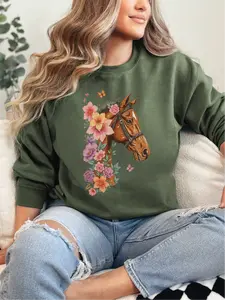 Meadow Mare ~ Unisex Crewneck Sweatshirts Printed in the USA
