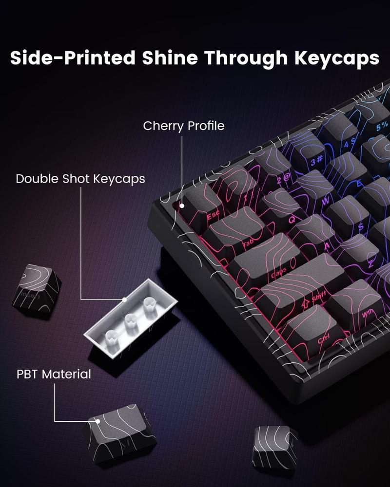 Womier M68HE 65% Hall Effect Wired Mechanical Gaming Keyboard,Hot Swappable Magnetic Switches Womier M68HE 65% Hall Effect Wired Mechanical Gaming Keyboard,Hot Swappable Magnetic Switches