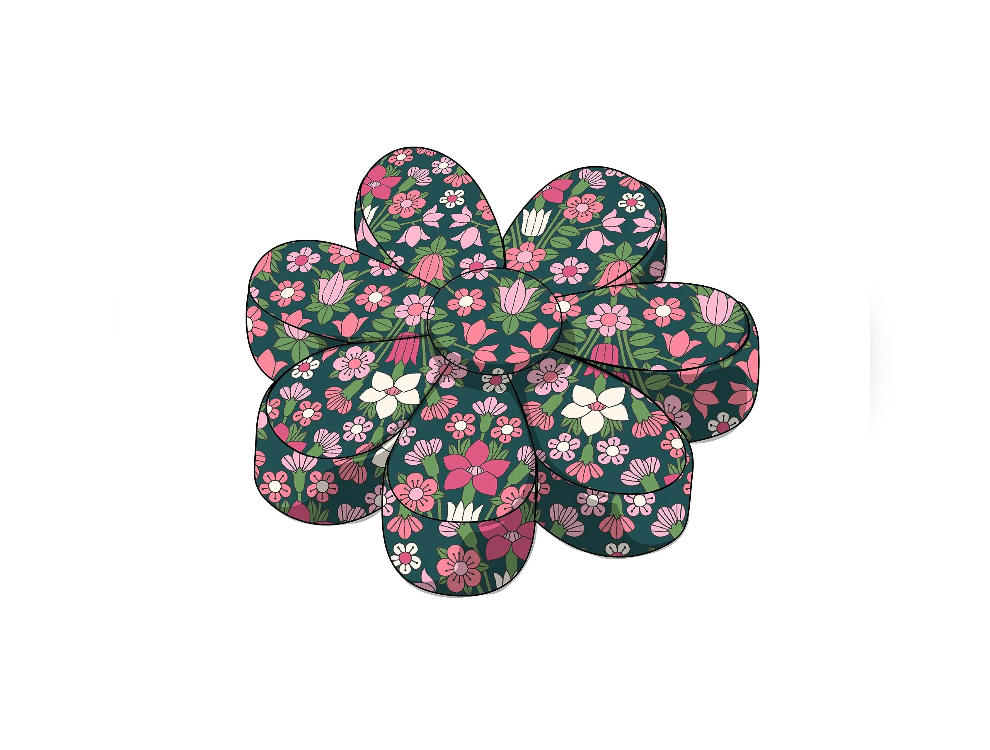 Liberty Fabrics Hampstead Meadow Flower Pin Cushion