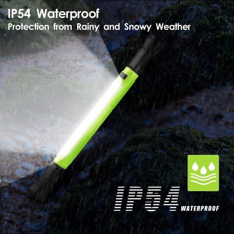 3000LM Bright LED Work Lights 5200mAh Rechargeable Magnetic Underhood Light with Hooks Cordless Battery Powered for Car Repair Garage Workshop Emergency