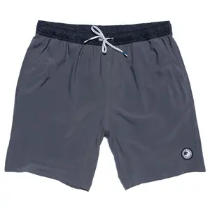 Maui Rippers All-Arounder Shorts - Anchor Grey, Quick-Dry Tech, Moisture-Wicking Boxer Brief Liner, Premium Stretch Fabric, Secure Drawstring Waist, Two Side Pockets