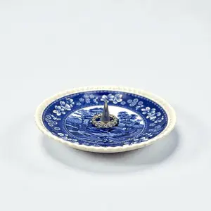 Blue & White Ring Holder