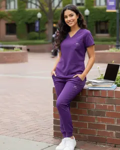 Purple Scrub Set - Ladies