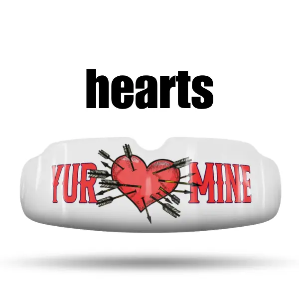 Hearts QuickFit Boil-n-Fit Mouthguard - Adjustable Protective Gear, Boxing Equipment for Adults, Suitable for Any Sport, Ideal for Coaches, Muay Thai, 5Mm, Mouth Guard, Remoldable, Custom Molded Protective Gear, Boil And Bite Protective Gear