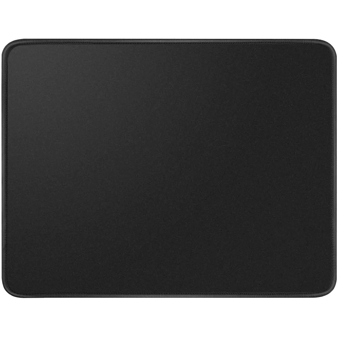 Kriture Mouse Pad with Stitched Edge, Non-Slip Rubber Base, Premium-Textured and Waterproof Mousepad for Computers, Laptop, Office and Home, 10.2x8.3inches, 3mm, Black