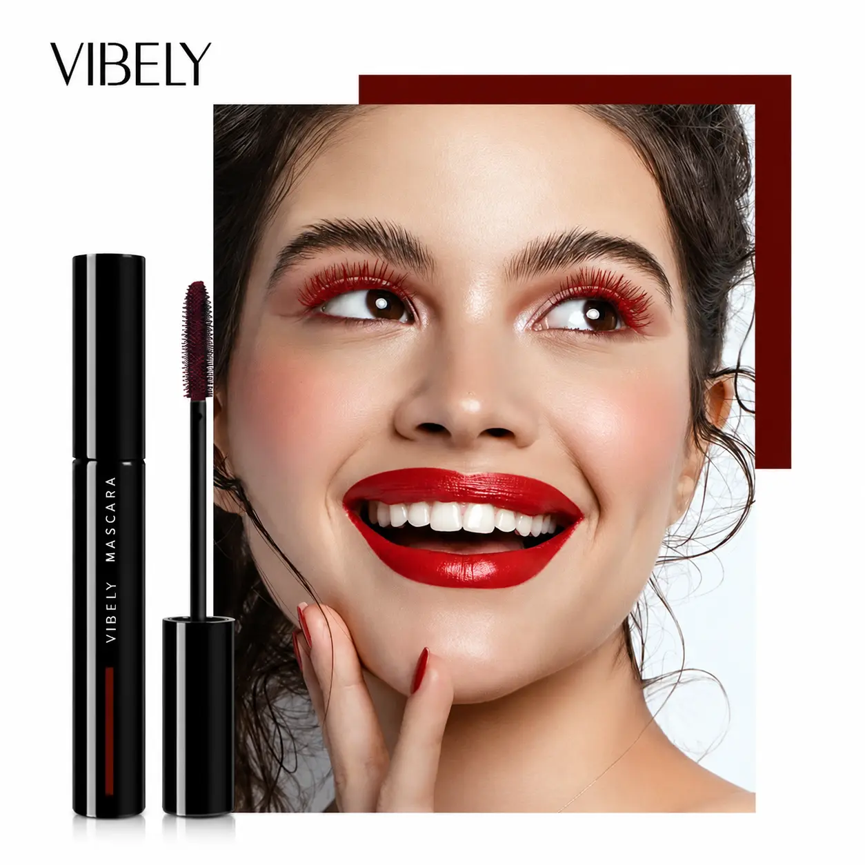 Colorful Waterproof Mascara, High Pigment Smudge Resistant Formula to Volumize, Lengthen and Curl Eyelashes, Trendy Stage Eye Cosmetics for Women lashes makeup beauty