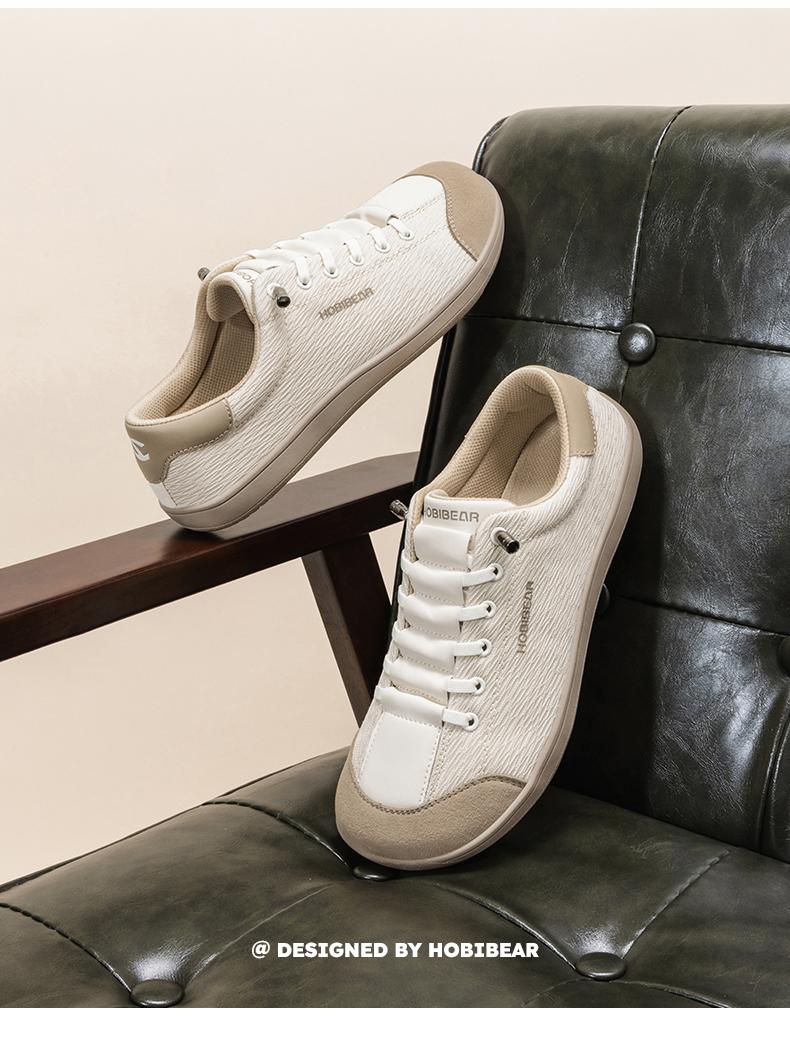 HOBIBEAR   Wide Toe Spring Autumn Fabric Breathable Mesh Upper Sports Dad Shoes with Soft Sole and Wide Fit for Daily Casual Wear