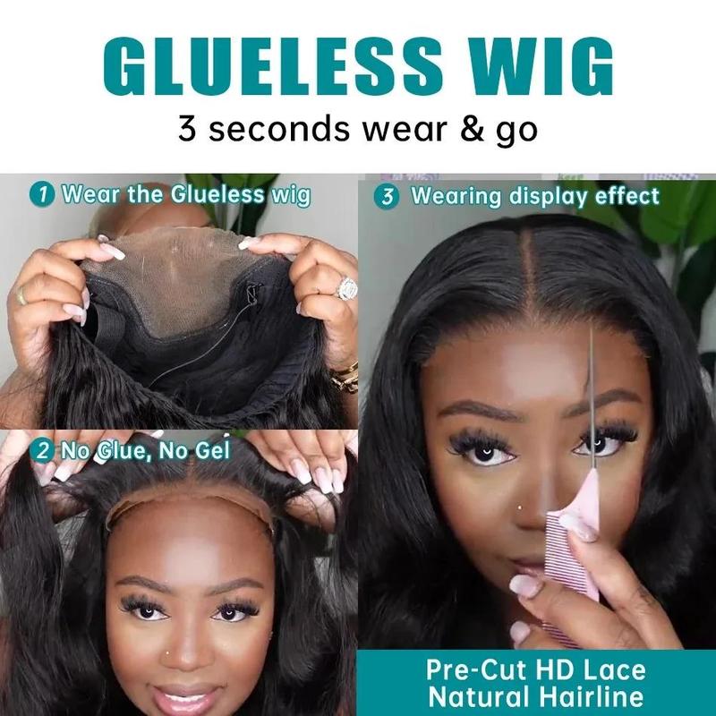 Body Wave Wigs 6x4 Glueless Wig Human Hair Ready To Wear Lace Frontal Wig Brazilian Closure Wig For Women Lace Front Wigs