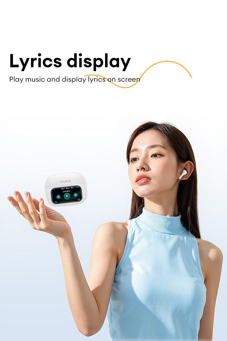 T26 Pro OWS Wireless Bluetooth Earbuds Luxurious Sound for Music & Phone Calls, Sport Headsets With Call Noise Canceling Mic