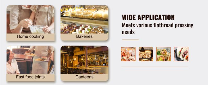 VEVOR Tortilla Press, 10 Inch Tortilla and Roti Maker, Cast Iron Heavy Duty Tortilladora Press, Pre-Seasoned Pataconera Maker with 100 Pcs Parchment Paper, Dough Maker for Flour Tortilla, Tawa