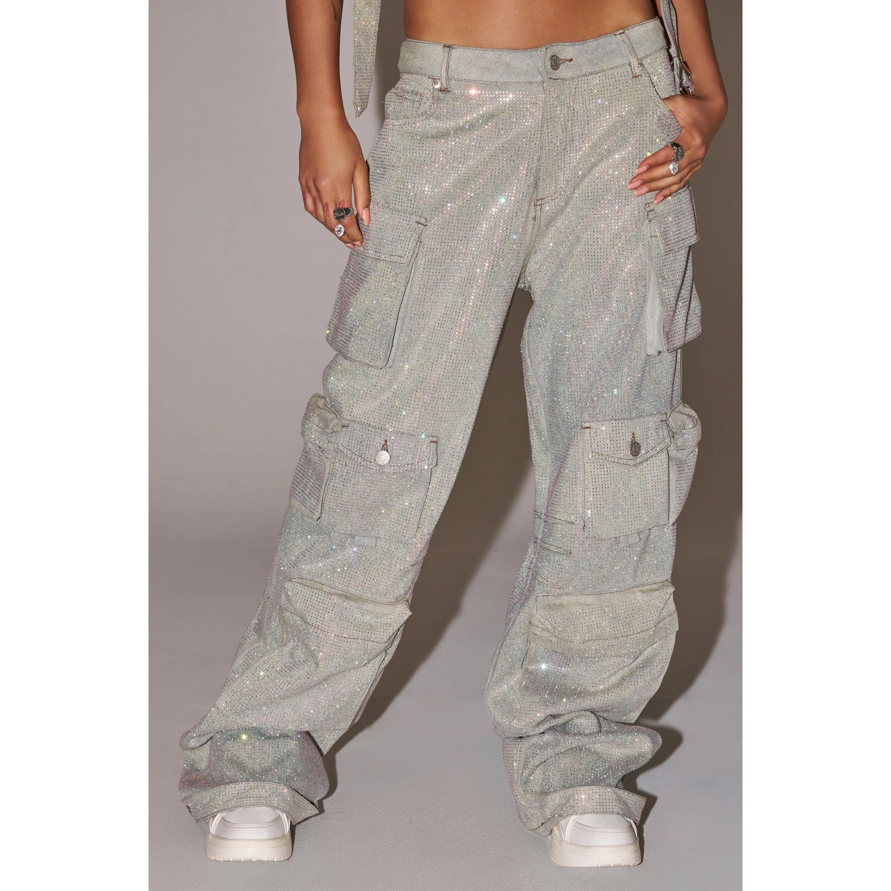 BLING BLING CARGO DENIM
