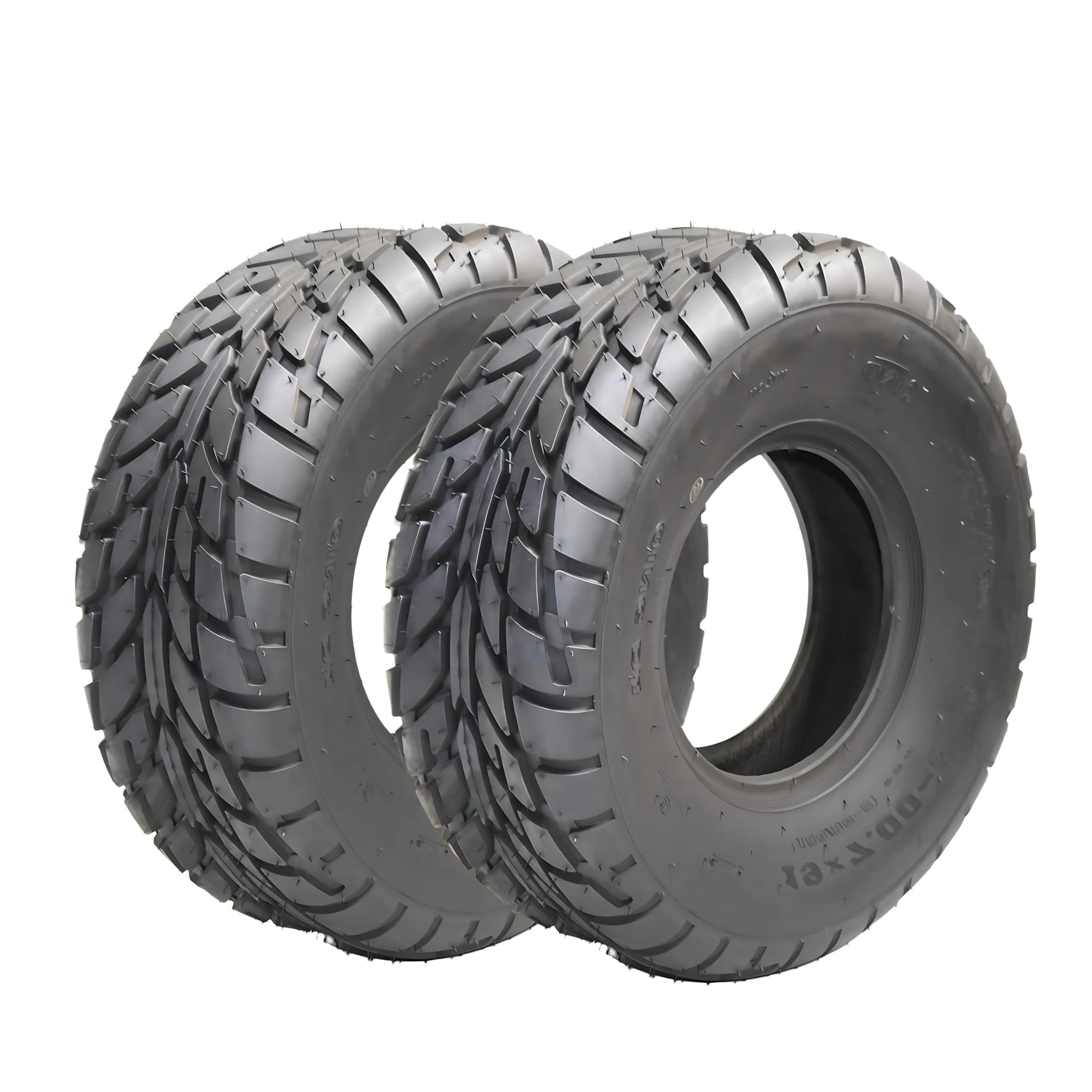 Garvee 19X7-8 Off-Road Tubeless Hubless Tire with 4-Ply Load-Enhanced Non-Slip Pattern for ATV, UTV, Golf Cart, and Lawn Mower - Designed for Mud, Snow, Sand, and Rugged Off-Road Performance, 4-Ply Rating, Anti-Puncture