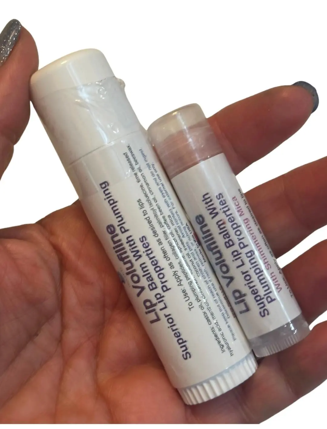 Diva Stuff Lip Volufiline Bundle, Two Lip Balms With Volufiline, Plumping Peptides, Caffeine and More
