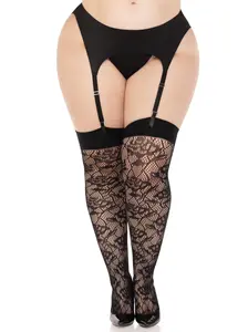 Wild Rose Plus Thigh Highs