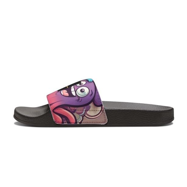 Marx Dublin Limited Edition Cartoon Octopus Sandals : slide into easygoing style with these removable strap sandals / casual footwear that flexes with your day !
