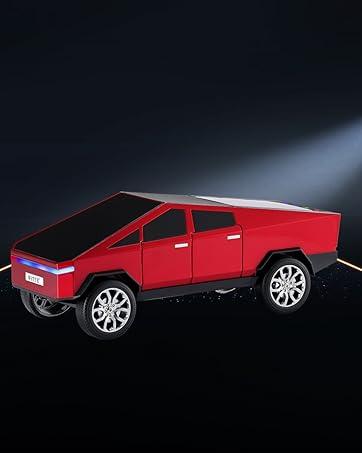 WS-580 Bluetooth Pickup Truck Speaker with Display Screen, HD Sound, TWS Pairing, FM Radio, Hands-Free Calling, LED Party Lights, Gray