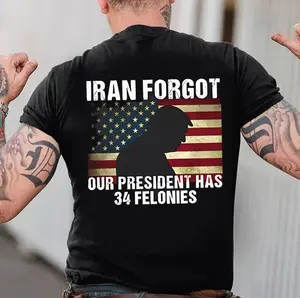Forgot Our President Has 34 Felonies T-shirt, Funny Graphic Shirt, Dark Humor T-shirt