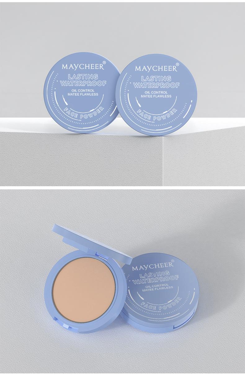 MAYCHEER Flawless Blur Setting Powder - 24H Oil Control, Waterproof, Sweat-Proof, Matte Finish, 10g, All-Day Wear, Makeup, Cosmetic