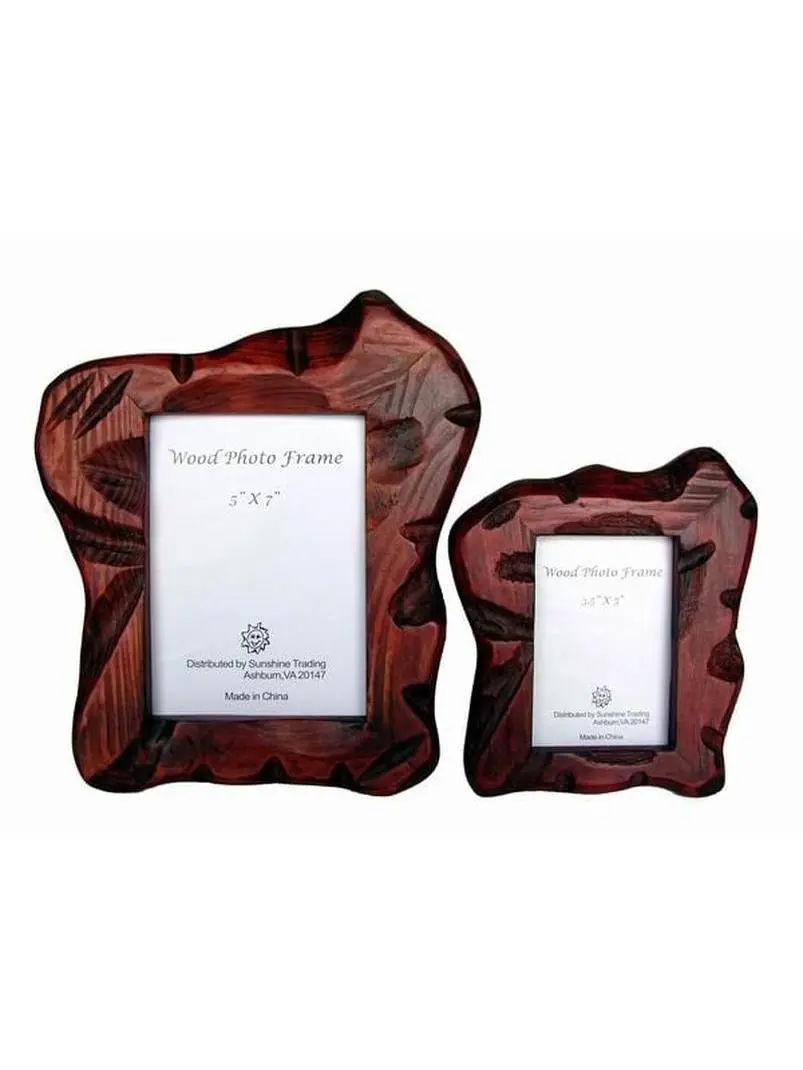 Sunshine Trading ST-08-7 Handmade Wood Photo Frame - 5 x 7 Inch