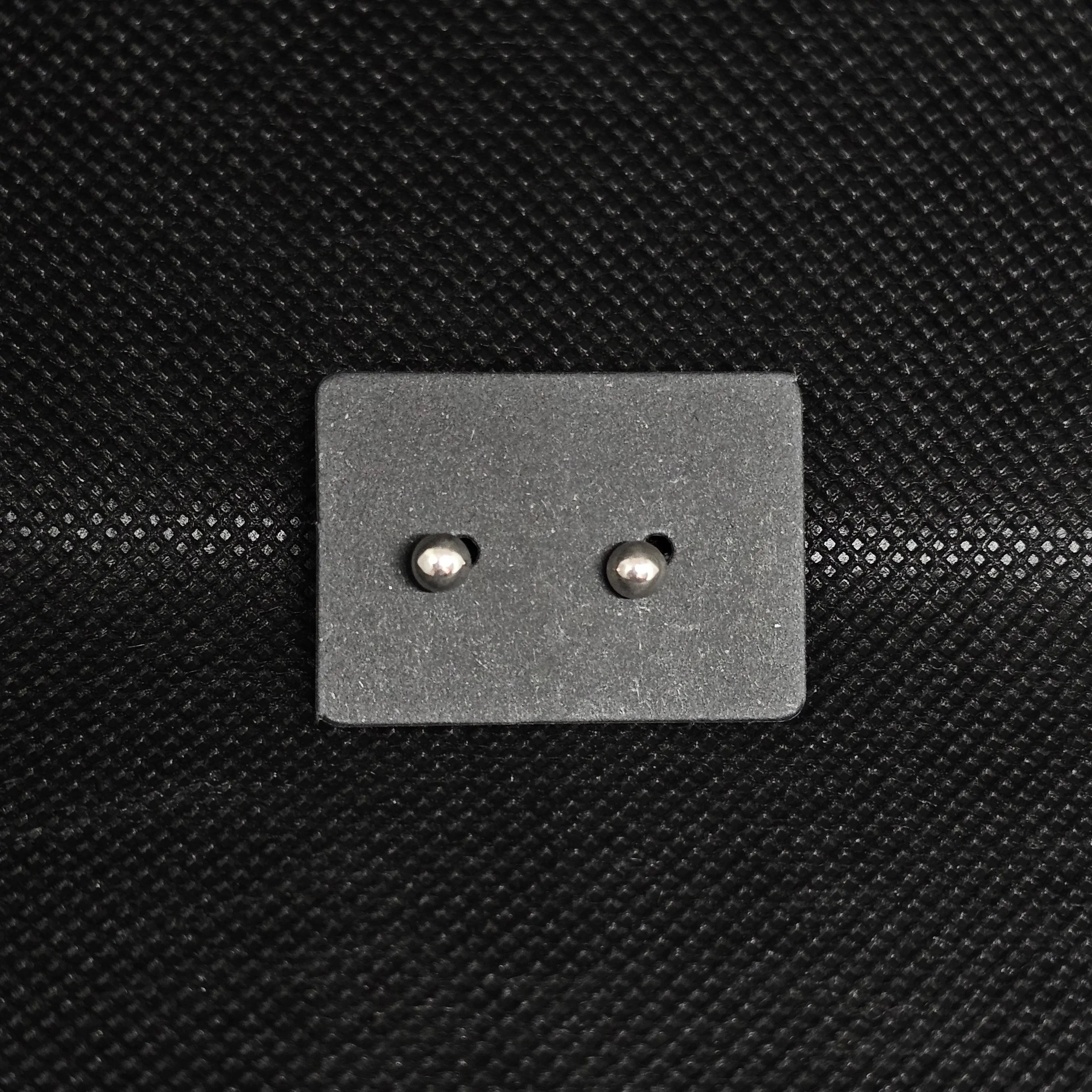 Sterling Silver Small Bead Screwback Earrings