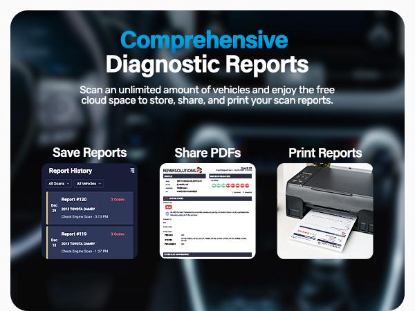 BLCKTEC 440 OBD2 Scanner - Car Code Reader & Scan Tool - Car Scanner - Helps Fix Check Engine Light Issues & More Multifunctional
