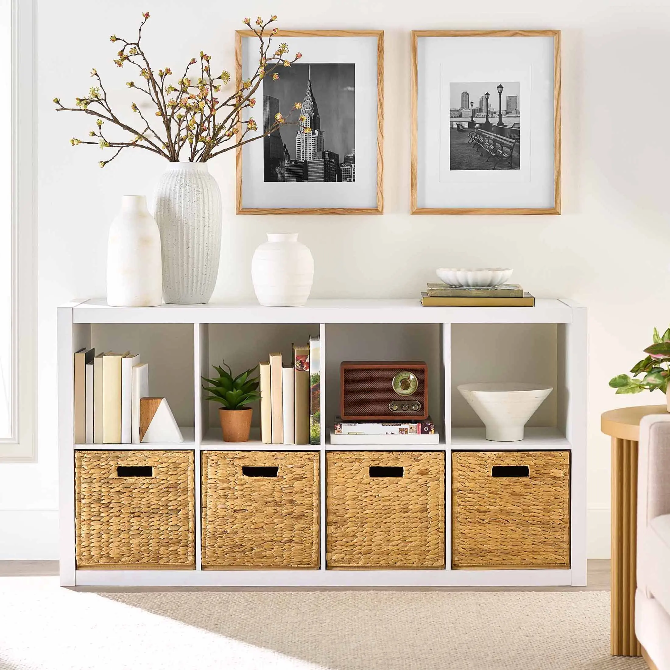 Better Homes & Gardens 8 Cube Storage Organizer, Solid Black