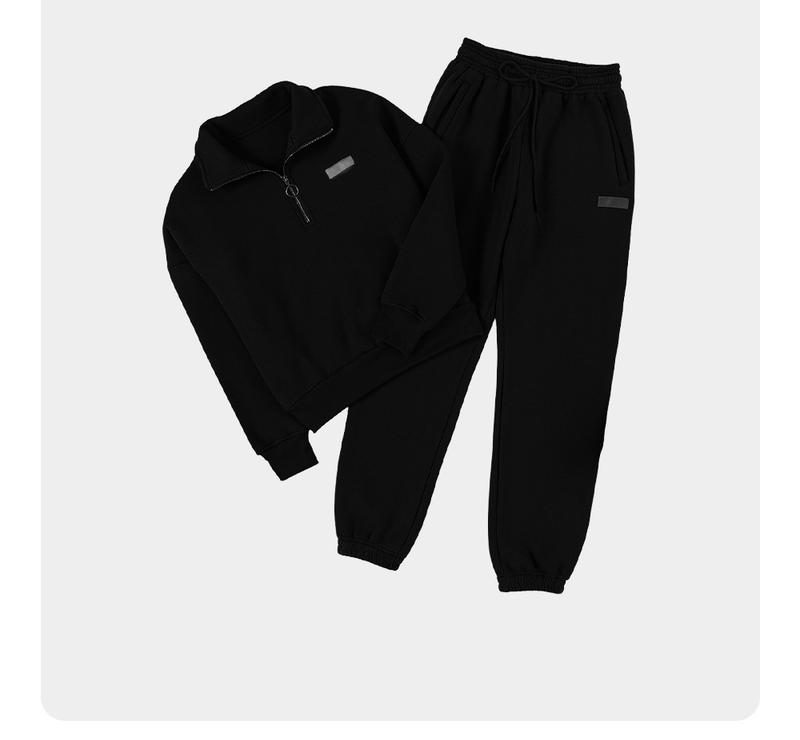 Aleumdr Women 2 Piece Outfits Sweatsuit Lounge Set Half Zip Pullover with Jogger Airport Tracksuit Matching Pants Set  Casual Sportswear Athleisure Style