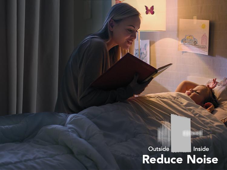 Back Tab and Rod Pocket Blackout Curtains 2 panels — Deconovo Thermal Insulated Room Darkening Curtains