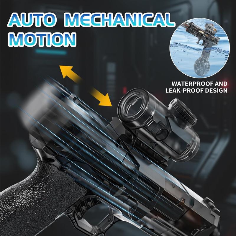 Ultimate Battle Powerful Electric Water Gun, Automatic Squirt Gun with Glowing Realistic Muzzle 320cc High Capacity, Up to 32 FT Range, Outdoor Summer Party Toy for Adults &Kids Toys for Christmas Gift, Halloween Present, Black Friday Gifts Ultimate Battle Powerful Electric Water Gun, Automatic Squirt Gun with Glowing Realistic Muzzle 320cc High Capacity, Up to 32 FT Range, Outdoor Summer Party Toy for Adults &Kids Toys for Christmas Gift, Halloween Present, Black Friday Gifts