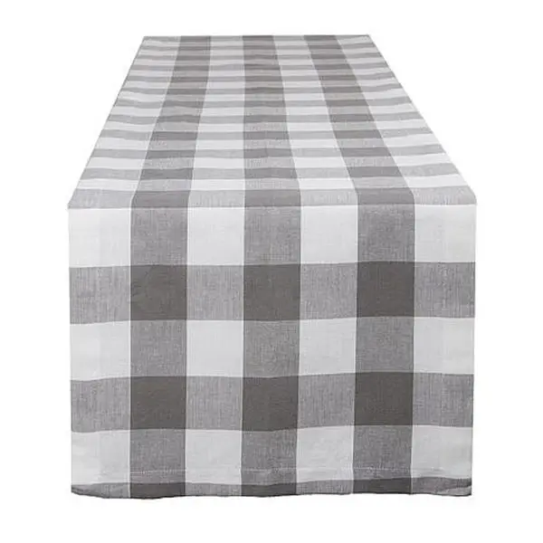Design Imports Buffalo Check 14" x 108" Table Runner