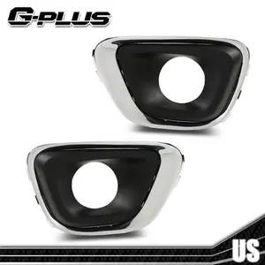 Fog Light Trim Fit For 14-17 Jeep Compass Set of 2 Driver & Passenger Side G-PLUS