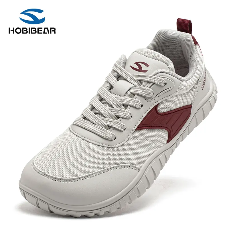 HOBIBEAR Women's Barefoot Athletic Running Shoes, Minimalist Outdoor Style with a Natural Fit, Seamless Upper and Non-Elevated Heel, Trail Running Sneakers, Breathable, Strong Grip, Hiking / Light Outdoor, Anti-Slip Sole Casual Trainers, Zero-Drop Non-Ele