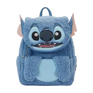 Loungefly Disney Stitch Plush Pocket Mini Backpack Loungefly Disney Stitch Plush Pocket Mini Backpack