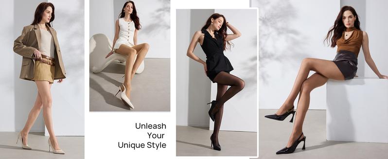 MANZI 6 Pairs Women's 20D Sheer Silky Pantyhose Run Resistant Nylon Tights High Waist Stockings with Control Top TikTokShopBlackFriday